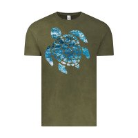 Vintage Olive ocean sea turtle Vintage Tee - linhVisuals