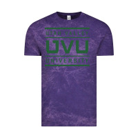 Cloud Purple Utah Valley University Vintage Tee - linhVisuals