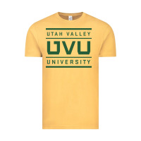 Vintage Mustard Utah Valley University Vintage Tee - linhVisuals