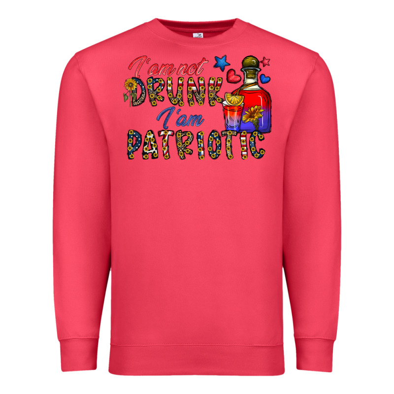 I'm Drunk I'm Patrıtoc Premium Sweatshirt by CowhideDigitalArt | Teevron
