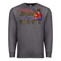 Charcoal Heather i'm drunk i'm patrıtoc Premium Sweatshirt - CowhideDigitalArt