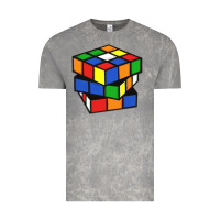 Cloud Rock rubik cube Vintage Tee - linhVisuals