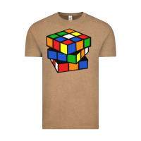 Vintage Coffee rubik cube Vintage Tee - linhVisuals