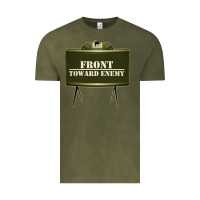 Vintage Olive front toward enemy distressed claymore mine military Vintage Tee - linhVisuals