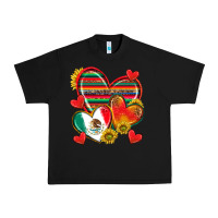 Black Mexican Hearts Urban Heavy Tee - texasbilliewilder