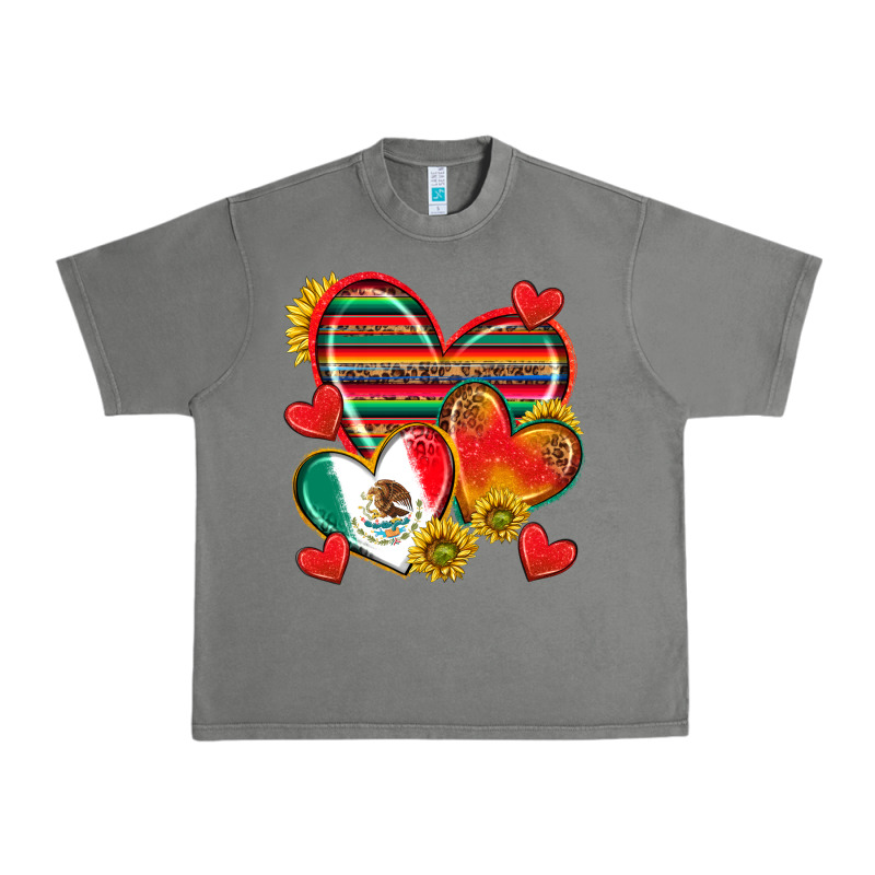 Mexican Hearts Urban Heavy Tee by texasbilliewilder | Teevron