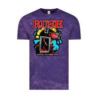 Cloud Purple RUSH MUSIC Vintage Tee - linhVisuals