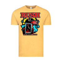 Vintage Mustard RUSH MUSIC Vintage Tee - linhVisuals