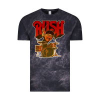Cloud Black rush neil 10 Vintage Tee - linhVisuals