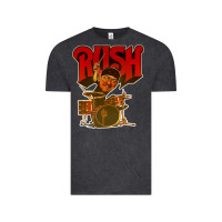 Vintage Black rush neil 10 Vintage Tee - linhVisuals