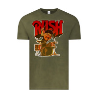 Vintage Olive rush neil 10 Vintage Tee - linhVisuals