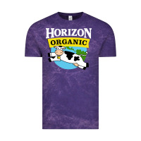 Cloud Purple horizon organic milk Vintage Tee - linhVisuals