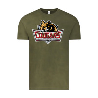 Vintage Olive cougars, kokomo education Vintage Tee - linhVisuals