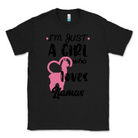 Black Just A Girl Who Loves Llamas I Love Llamas Classic Tee - Bettercallsaul
