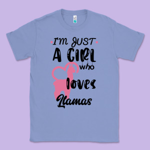 Just A Girl Who Loves Llamas I Love Llamas Classic Tee Designed By Bettercallsaul