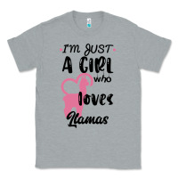 Heather Grey Just A Girl Who Loves Llamas I Love Llamas Classic Tee - Bettercallsaul