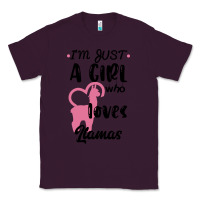 Plum Just A Girl Who Loves Llamas I Love Llamas Classic Tee - Bettercallsaul
