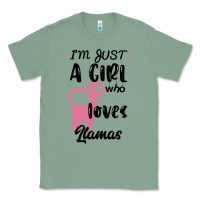 Sage Just A Girl Who Loves Llamas I Love Llamas Classic Tee - Bettercallsaul