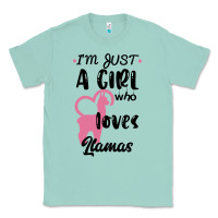 Seafoam Just A Girl Who Loves Llamas I Love Llamas Classic Tee - Bettercallsaul