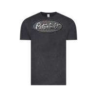 Vintage Black Peterbilt Trucks Vintage Tee - linhVisuals