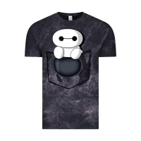 Cloud Black baymax in pocket [tb] Vintage Tee - linhVisuals