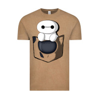 Vintage Coffee baymax in pocket [tb] Vintage Tee - linhVisuals