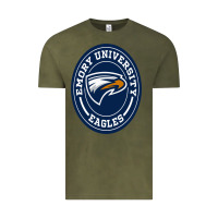 Vintage Olive emory eagles Vintage Tee - linhVisuals