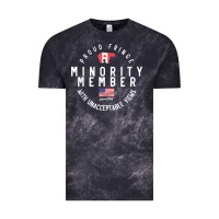 Cloud Black proud member of small fringe minority with unacceptable view t shirt Vintage Tee - linhVisuals