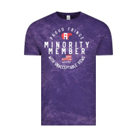 Cloud Purple proud member of small fringe minority with unacceptable view t shirt Vintage Tee - linhVisuals