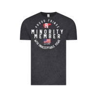 Vintage Black proud member of small fringe minority with unacceptable view t shirt Vintage Tee - linhVisuals