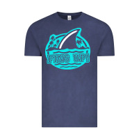 Vintage Denim fins up ocean Vintage Tee - linhVisuals
