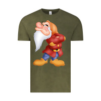 Vintage Olive grumpy dopey dwarf Vintage Tee - linhVisuals