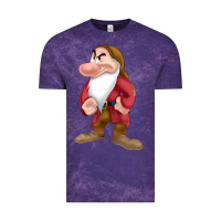 Cloud Purple grumpy dopey dwarf Vintage Tee - linhVisuals