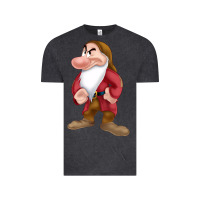 Vintage Black grumpy dopey dwarf Vintage Tee - linhVisuals