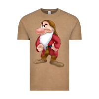 Vintage Coffee grumpy dopey dwarf Vintage Tee - linhVisuals