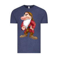 Vintage Denim grumpy dopey dwarf Vintage Tee - linhVisuals