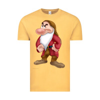 Vintage Mustard grumpy dopey dwarf Vintage Tee - linhVisuals