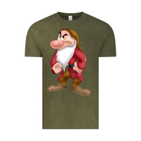 Vintage Olive grumpy dopey dwarf Vintage Tee - linhVisuals
