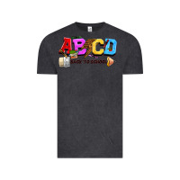 Vintage Black abcd back to school Vintage Tee - NancyCooperArtShop