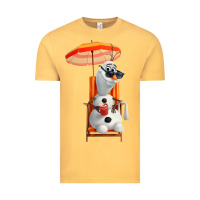 Vintage Mustard olaf Vintage Tee - linhVisuals