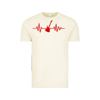 Vintage Arctic heartbeat electric guitar Vintage Tee - linhVisuals