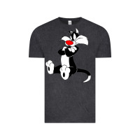 Vintage Black sylvester cat Vintage Tee - linhVisuals