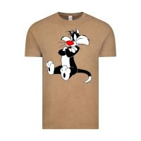 Vintage Coffee sylvester cat Vintage Tee - linhVisuals