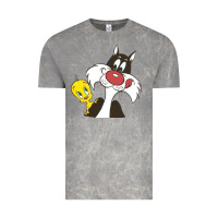 Cloud Rock tweety and sylvester Vintage Tee - linhVisuals