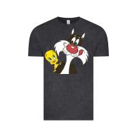 Vintage Black tweety and sylvester Vintage Tee - linhVisuals
