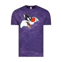 Cloud Purple sylvester  face Vintage Tee - linhVisuals