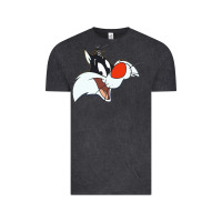 Vintage Black sylvester  face Vintage Tee - linhVisuals