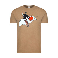 Vintage Coffee sylvester  face Vintage Tee - linhVisuals