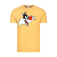 Vintage Mustard sylvester  face Vintage Tee - linhVisuals