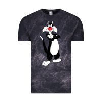 Cloud Black sylvester cat Vintage Tee - linhVisuals